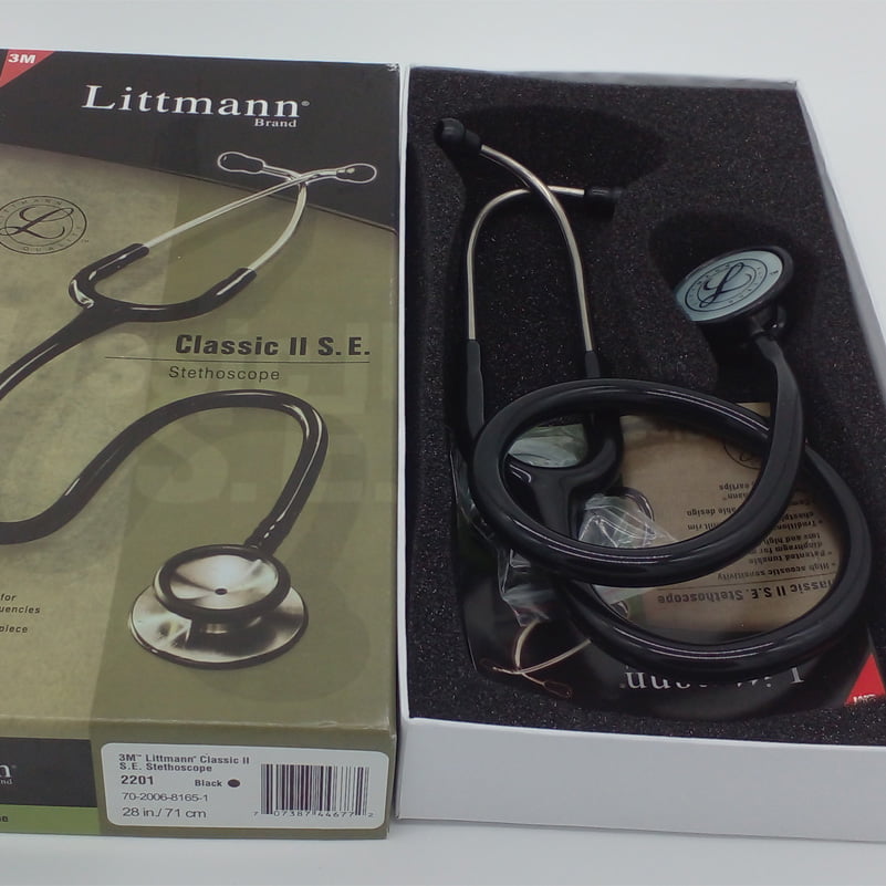 Estetoscopio-Littmann-Classic-II-negro Estetoscopio Littmann Classic II negro